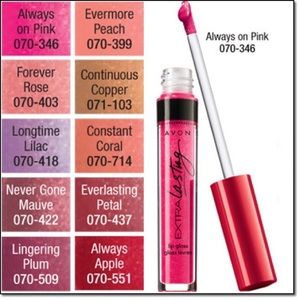 Extra lasting lip gloss